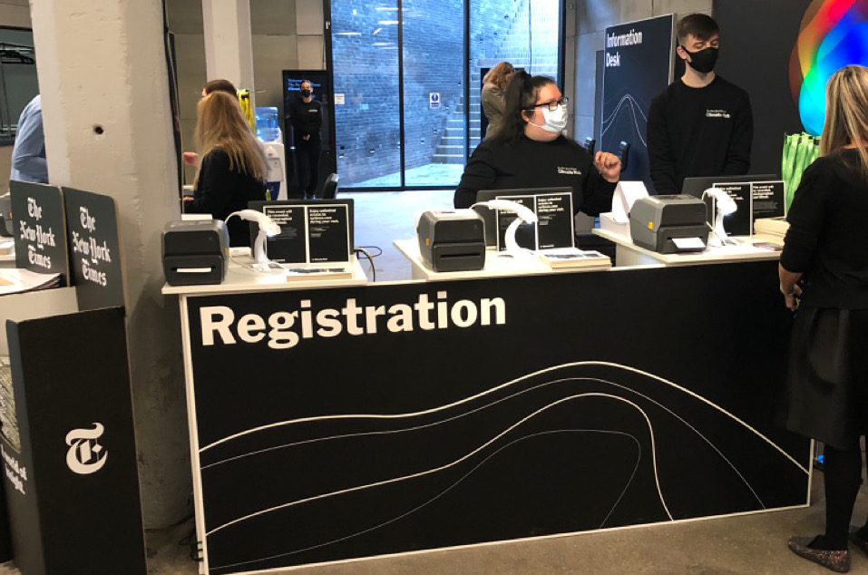 Registration stations